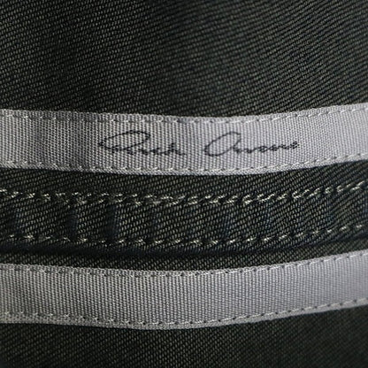 RICK OWENS 25FW BAUHAUS Cargo Pants Black Size 48