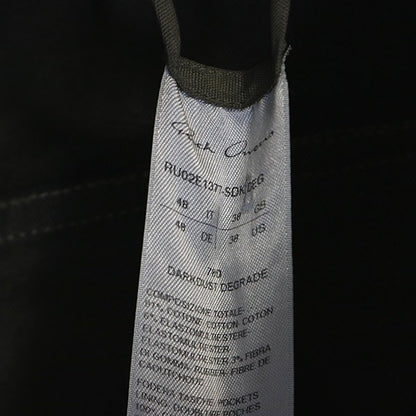 RICK OWENS 25FW BAUHAUS Cargo Pants Black Size 48