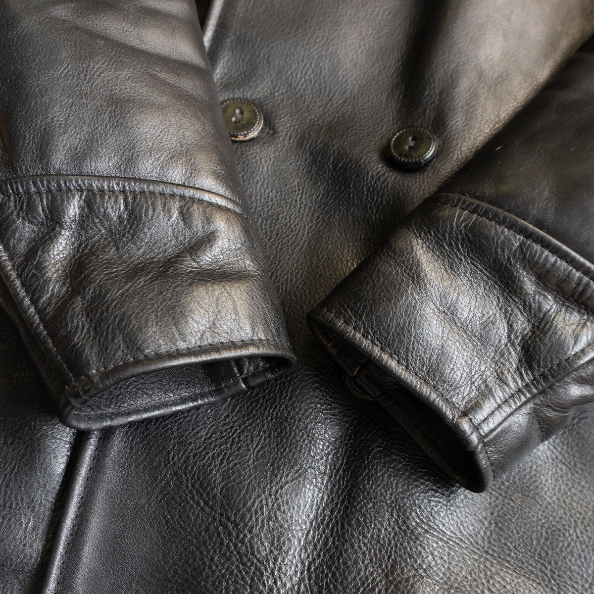 VANSON Remington Leather Coat Size 38