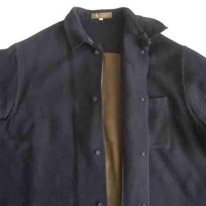 Y's for Men Wool Cotton Oversized Shirt Size M