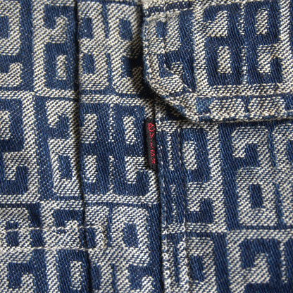 EVISU 2nd Type Jacquard Monogram Jacket Size XXS