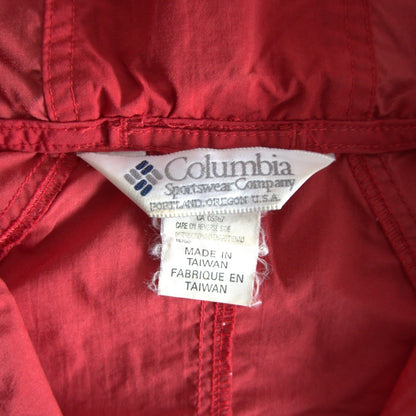 Columbia 00S Hooded Nylon Vest Hoodie Size
