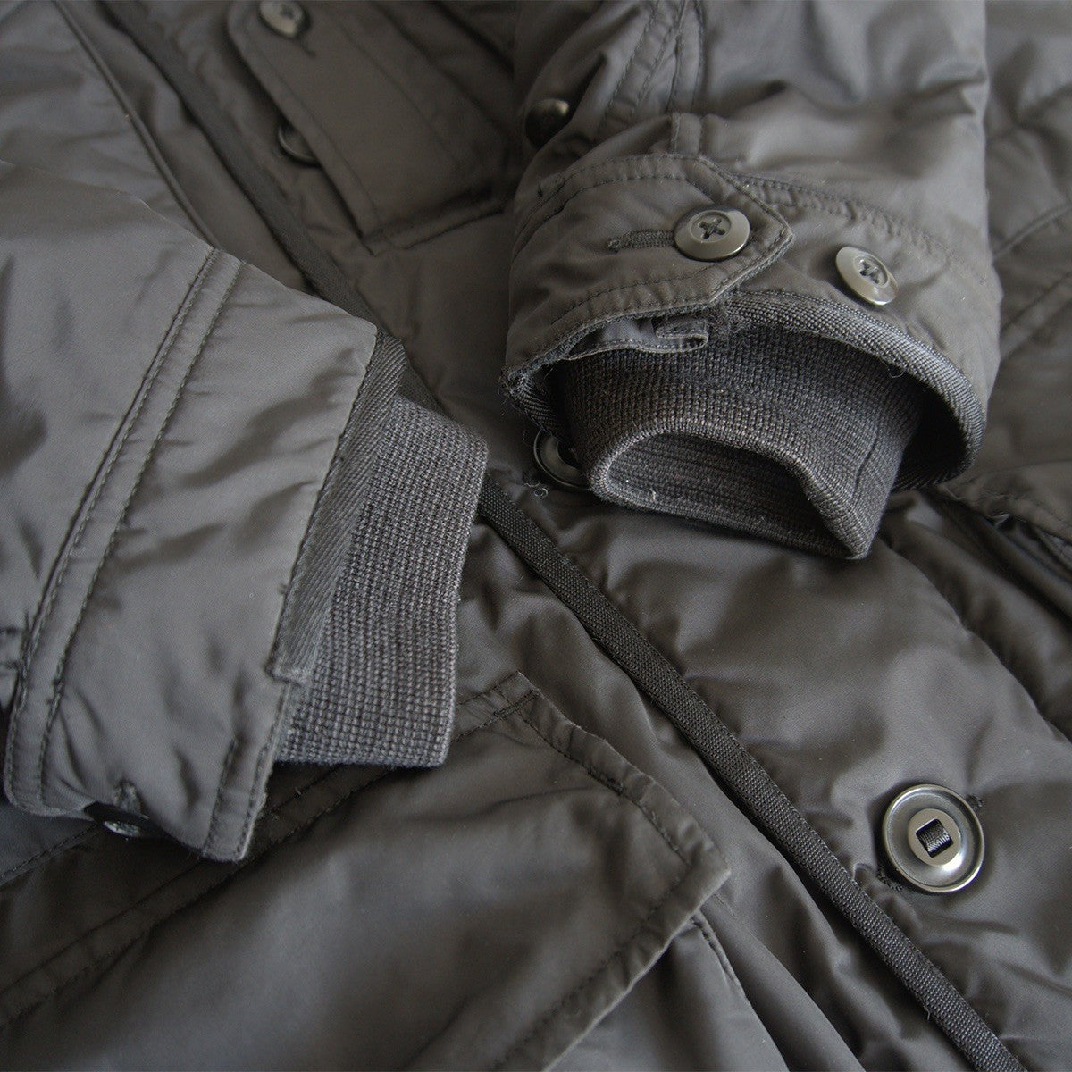 POLO RALPH LAUREN Black Down Jacket with Detachable Size L