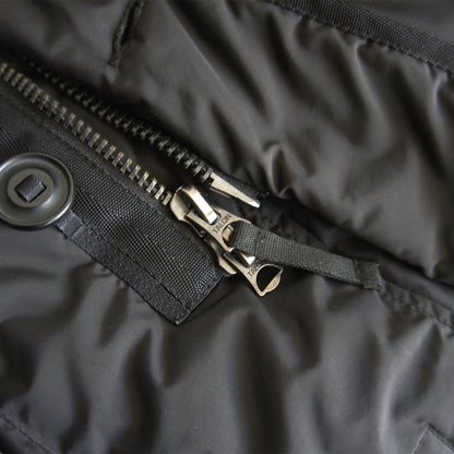 POLO RALPH LAUREN Black Down Jacket with Detachable Size L