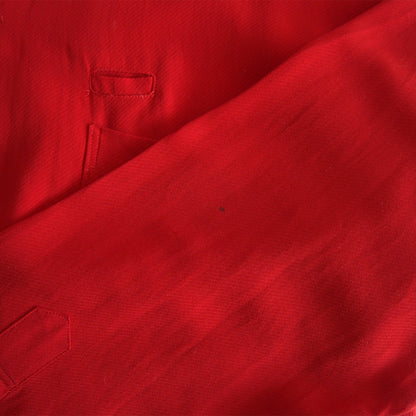 Y's for Men Oversize Rayon Cotton Shirt Red Size XL
