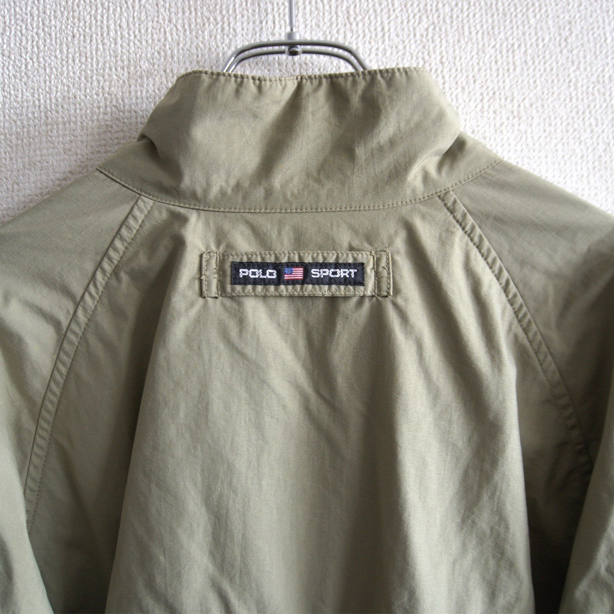 POLO SPORT 90s Nylon Jacket Ventilation Khaki Size L