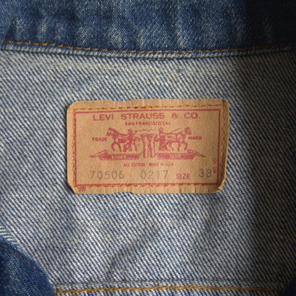 Levi's 80S 70506 5th Denim Jacket Size 38