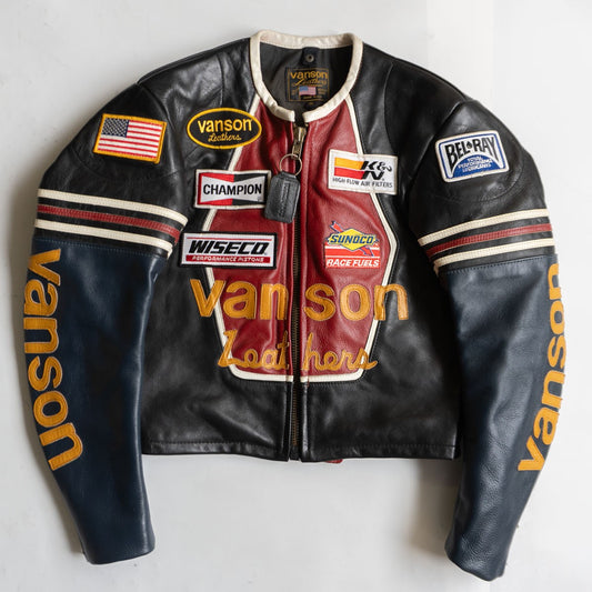 VANSON ONESTAR Motorcycle Jacket Size 38