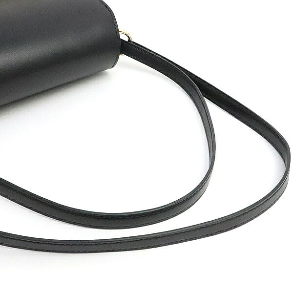 HERMES Sac Roulis Mini Evercolor Bag Black Size ONE SIZE