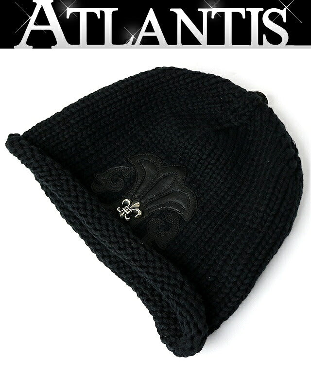 CHROME HEARTS BS Fleur Patch Cashmere Beanie Size ONE SIZE