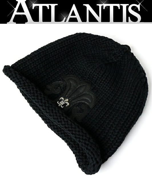 CHROME HEARTS BS Fleur Patch Cashmere Beanie Size ONE SIZE