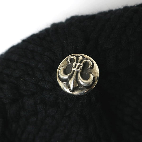 CHROME HEARTS BS Fleur Patch Cashmere Beanie Size ONE SIZE