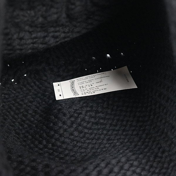 CHROME HEARTS BS Fleur Patch Cashmere Beanie Size ONE SIZE
