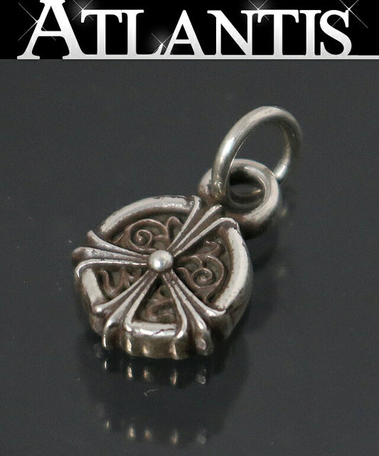 CHROME HEARTS Peace Sign Silver Pendant Charm Size ONE SIZE