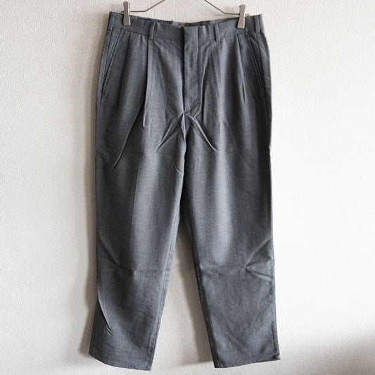 Lands' End Double-pleated trousers Pants Gray Size 33