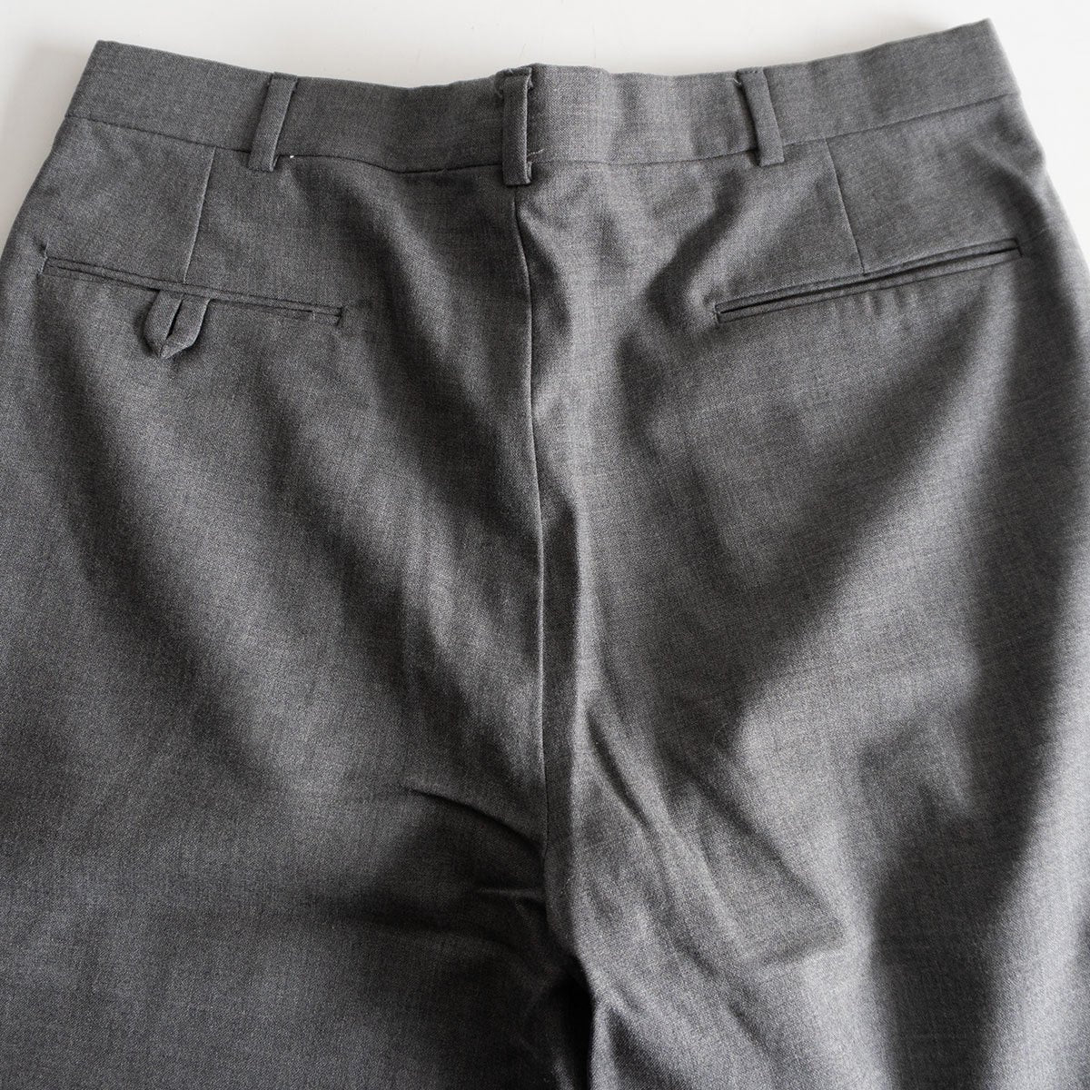 Lands' End Double-pleated trousers Pants Gray Size 33