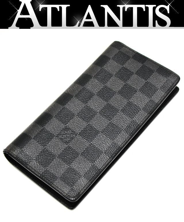 LOUIS VUITTON Damier Graphite Brazza Wallet Size ONE SIZE
