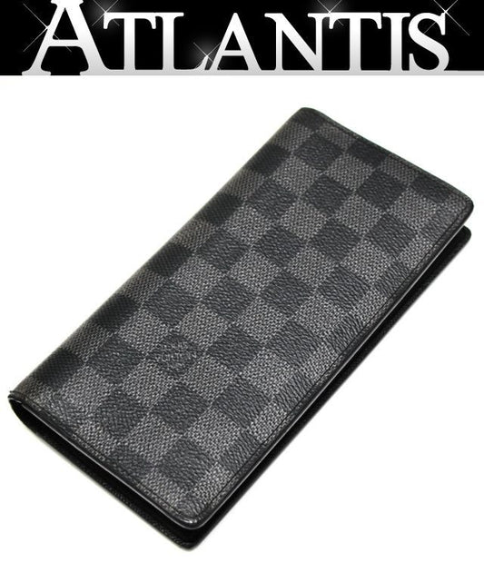 LOUIS VUITTON Damier Graphite Brazza Wallet Size ONE SIZE