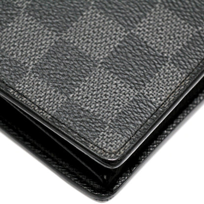 LOUIS VUITTON Damier Graphite Brazza Wallet Size ONE SIZE