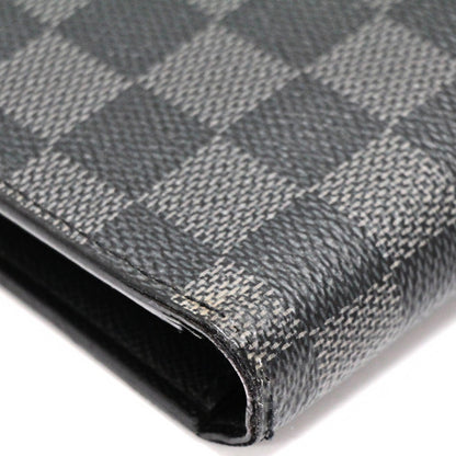 LOUIS VUITTON Damier Graphite Brazza Wallet Size ONE SIZE