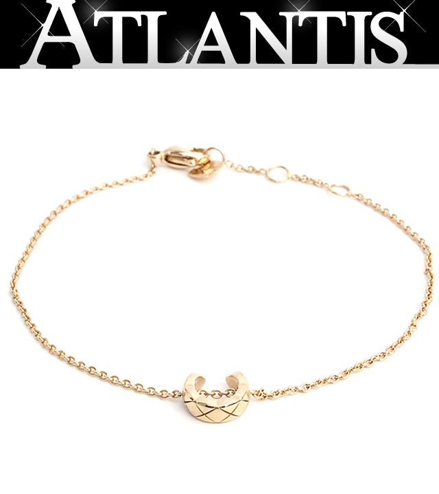 CHANEL Coco Crush 18K Beige Gold Bracelet Size ONE SIZE