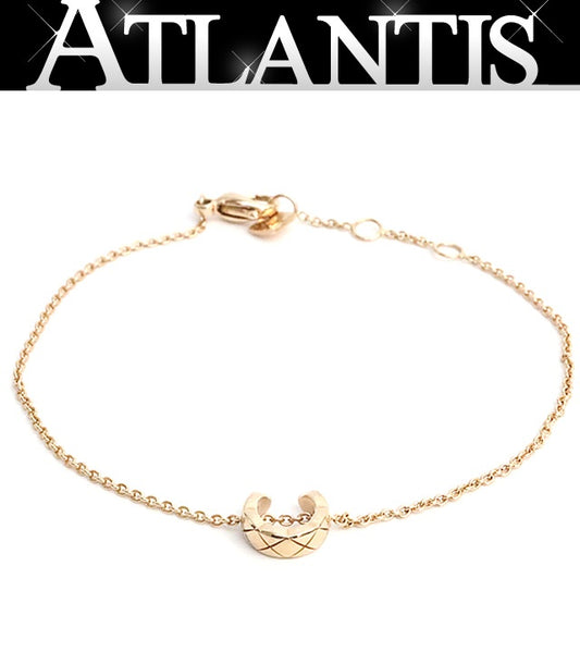 CHANEL Coco Crush 18K Beige Gold Bracelet Size ONE SIZE