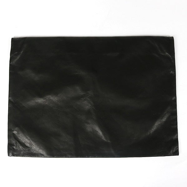 CHROME HEARTS Black Horseshoe Button Leather Size ONE SIZE