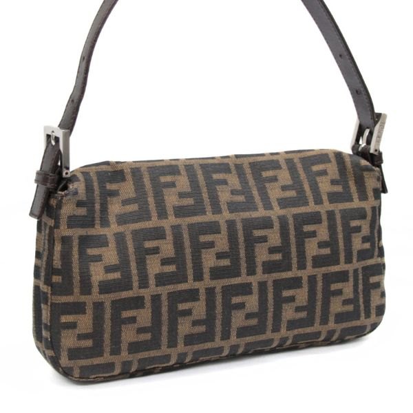 FENDI Zucca Canvas Mamma Baguette Bag Brown Size ONE SIZE