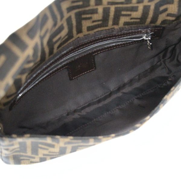 FENDI Zucca Canvas Mamma Baguette Bag Brown Size ONE SIZE