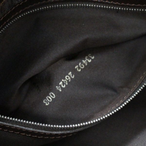 FENDI Zucca Canvas Mamma Baguette Bag Brown Size ONE SIZE