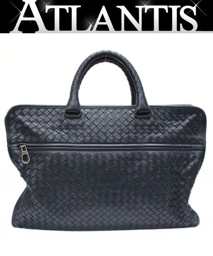 BOTTEGA VENETA Intrecciato Lambskin Bag Navy Size ONE SIZE