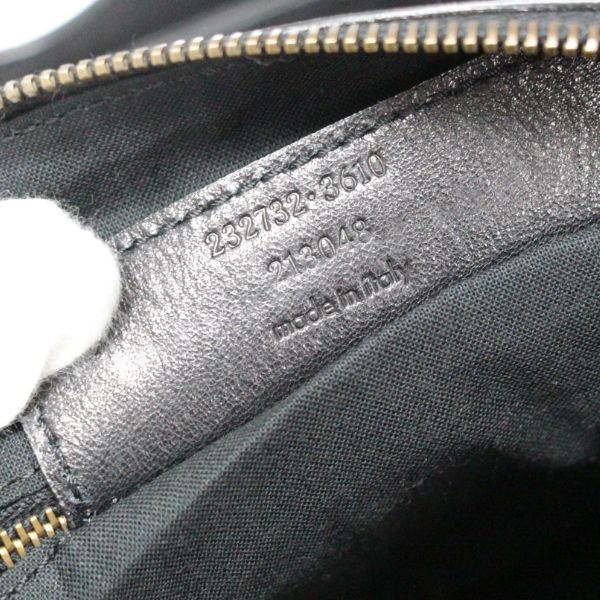 BALENCIAGA The Drum Leather 2-Way Bag Black Size ONE SIZE