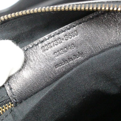 BALENCIAGA The Drum Leather 2-Way Bag Black Size ONE SIZE