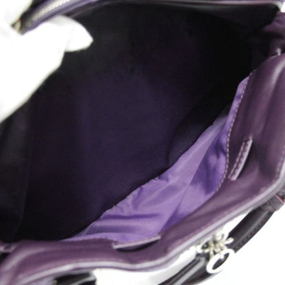 Christian Dior Cannage Nylon Purple SHW Handbag Size ONE SIZE