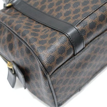 CELINE Vintage Macadam PVC Leather Boston Bag Size ONE SIZE
