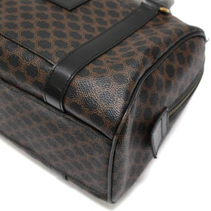 CELINE Vintage Macadam PVC Leather Boston Bag Size ONE SIZE