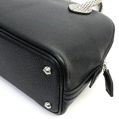 HERMES Bolide 1923 Mini 18 Chevre Bag Black Size ONE SIZE
