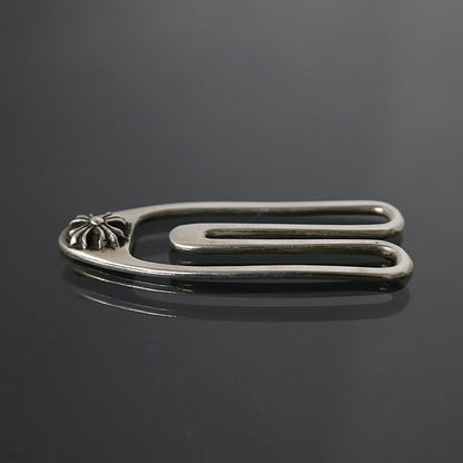 CHROME HEARTS CHX Silver Money Clip