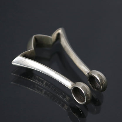 CHROME HEARTS Cross Tail Ring Silver Pendant Size ONE SIZE