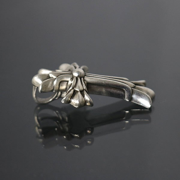 CHROME HEARTS Small Double CH Silver Pendant Size ONE SIZE