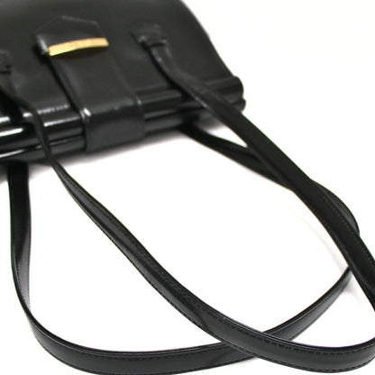 YVES SAINT LAURENT Vintage Leather Bag Black Size ONE SIZE