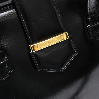 YVES SAINT LAURENT Vintage Leather Bag Black Size ONE SIZE