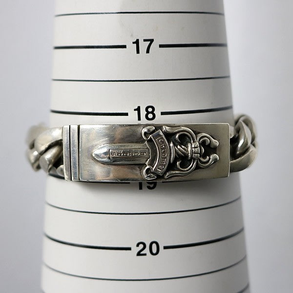 CHROME HEARTS Classic Link Silver Bracelet Size ONE SIZE