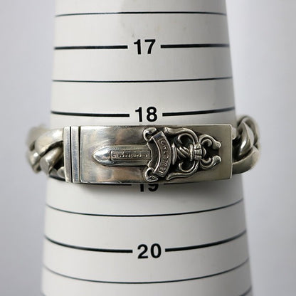 CHROME HEARTS Classic Link Silver Bracelet Size ONE SIZE