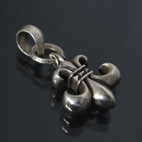 CHROME HEARTS BS Fleur w/ Bail 925 Silver Pendant Charm