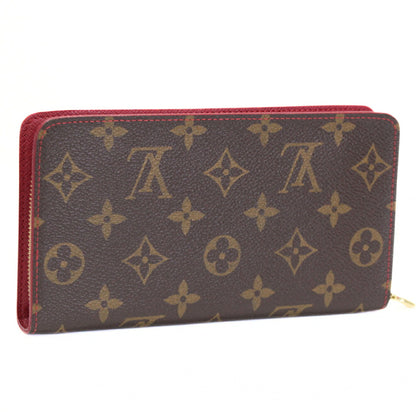 Louis Vitton Monogram Cherry Zip Wallet Brown Size ONE SIZE