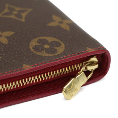 Louis Vitton Monogram Cherry Zip Wallet Brown Size ONE SIZE