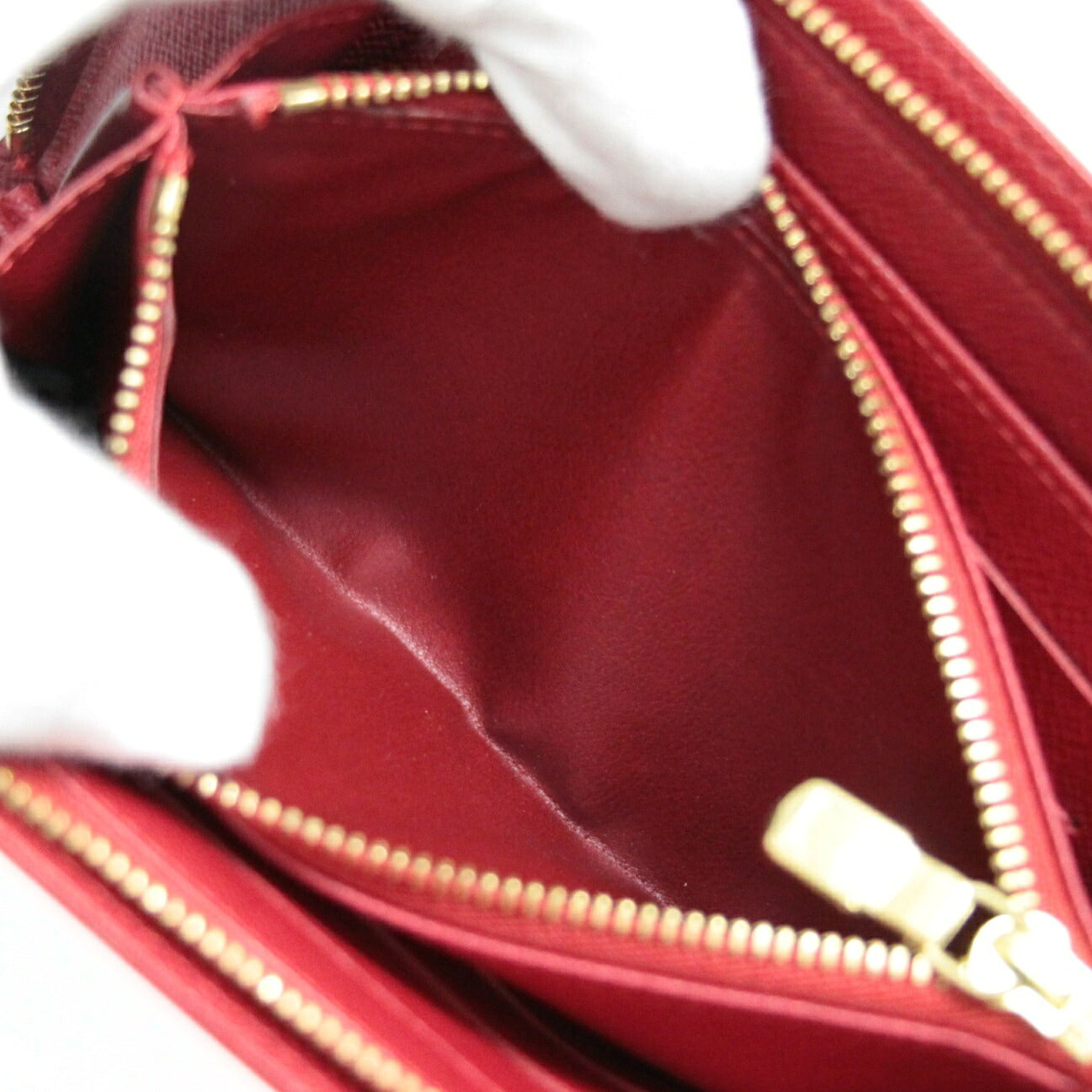 Louis Vitton Monogram Cherry Zip Wallet Brown Size ONE SIZE