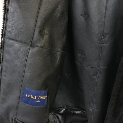 Louis Vuitton Monogram Embellished Hoodie Black Size 52