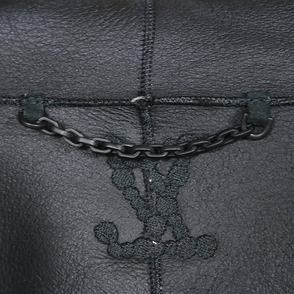 Louis Vuitton Monogram Embellished Hoodie Black Size 52